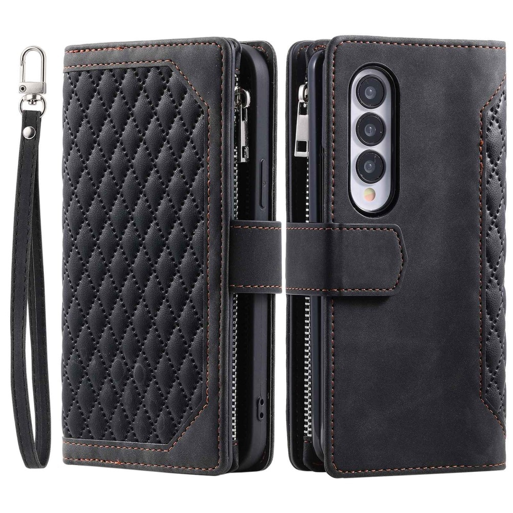 Pung Taske Samsung Galaxy Z Fold 4 Quilted Sort