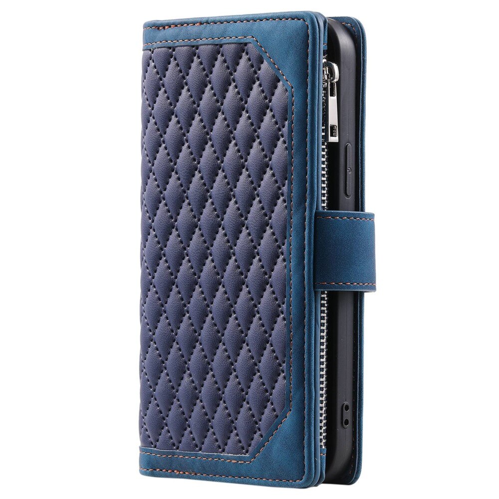 Pung Taske Samsung Galaxy Z Fold 4 Quilted Blå