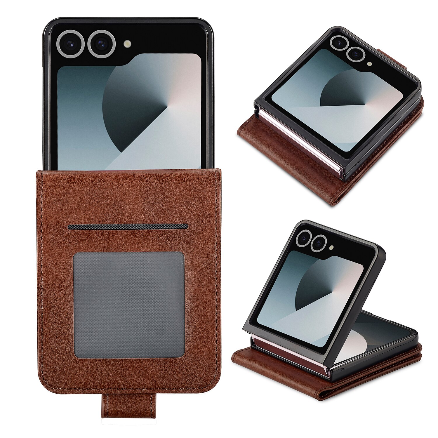 Tegnebogsetui Samsung Galaxy Z Flip 7 Brun