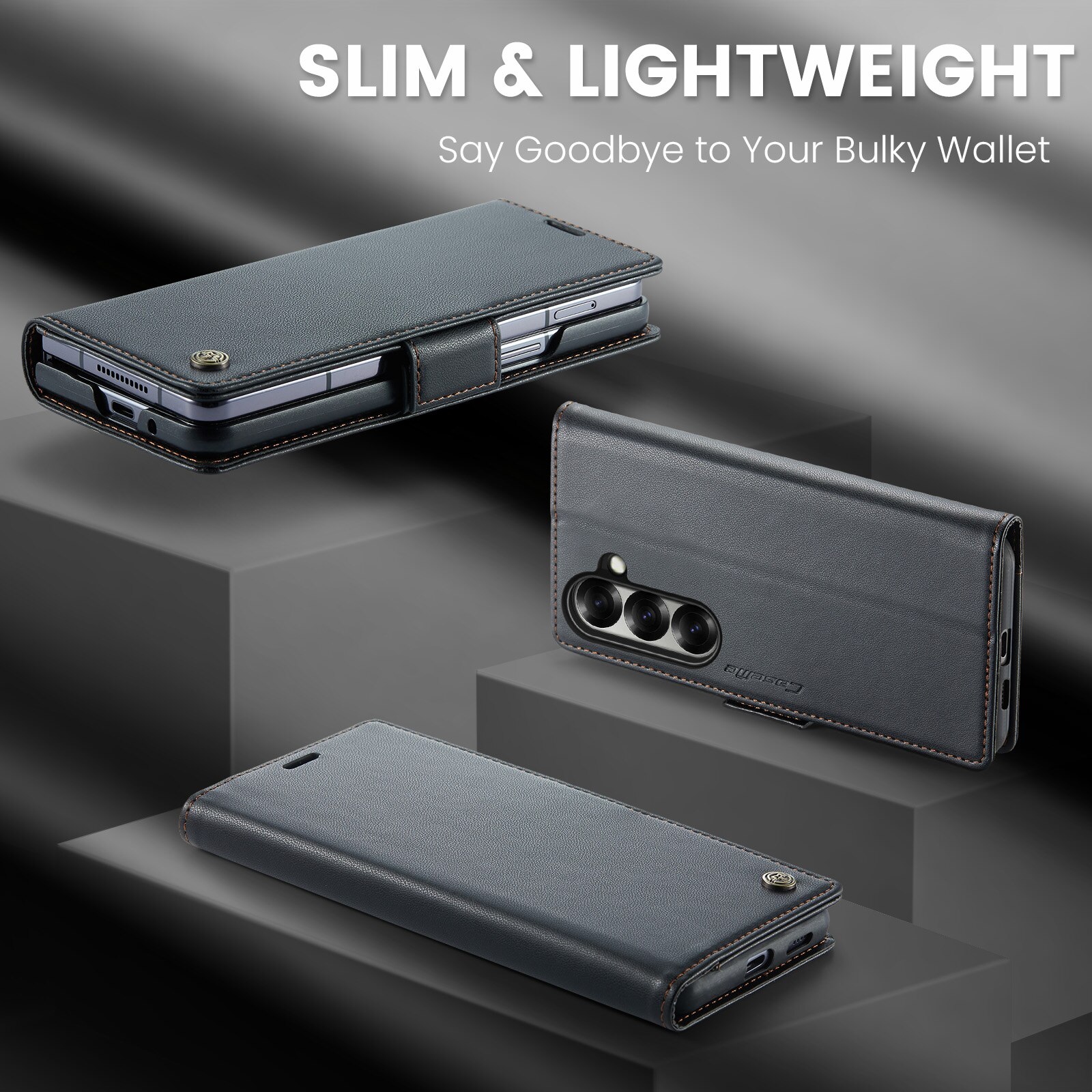 RFID blocking Slim Pung Etui Samsung Galaxy Z Fold 7 sort