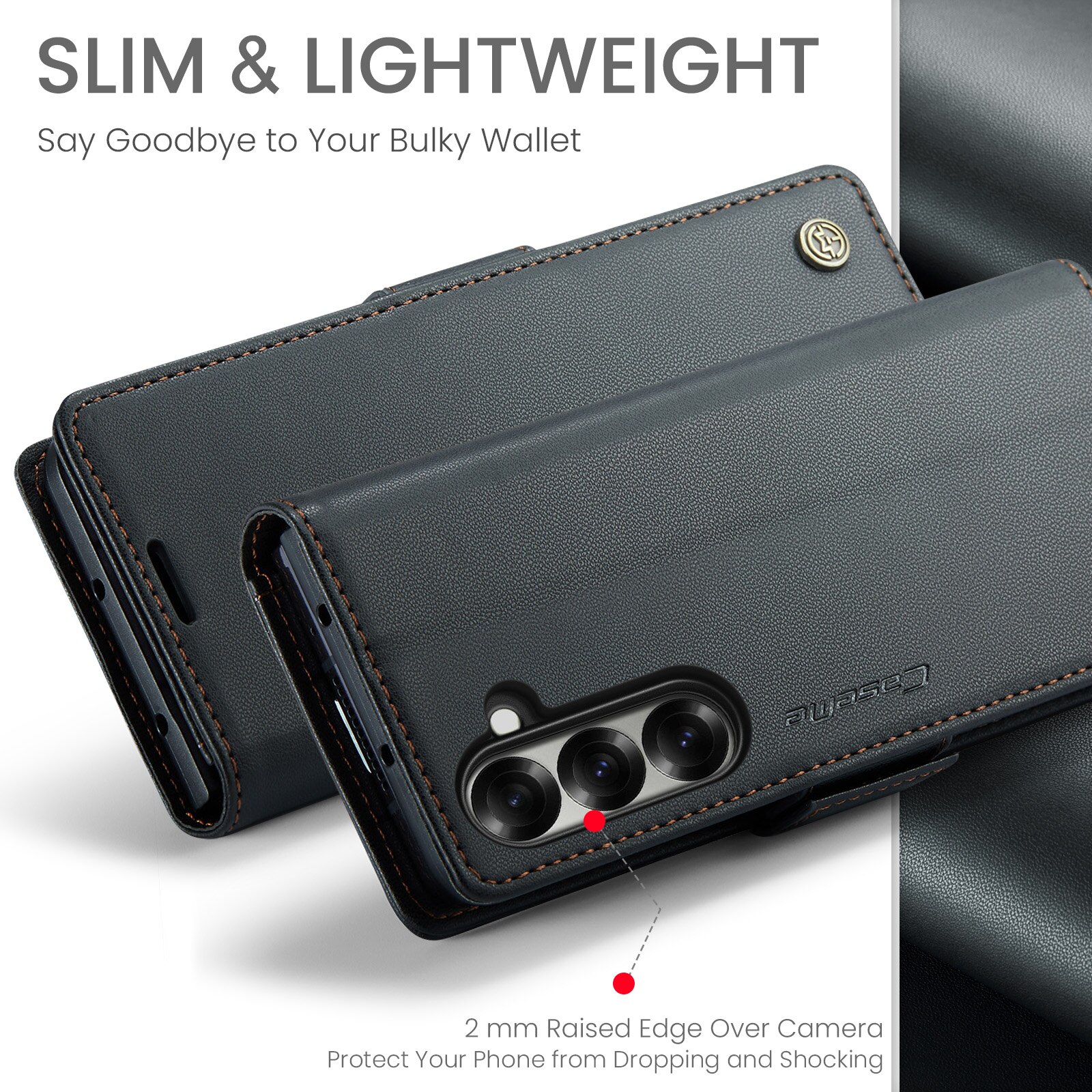 RFID blocking Slim Pung Etui Samsung Galaxy Z Fold 7 sort