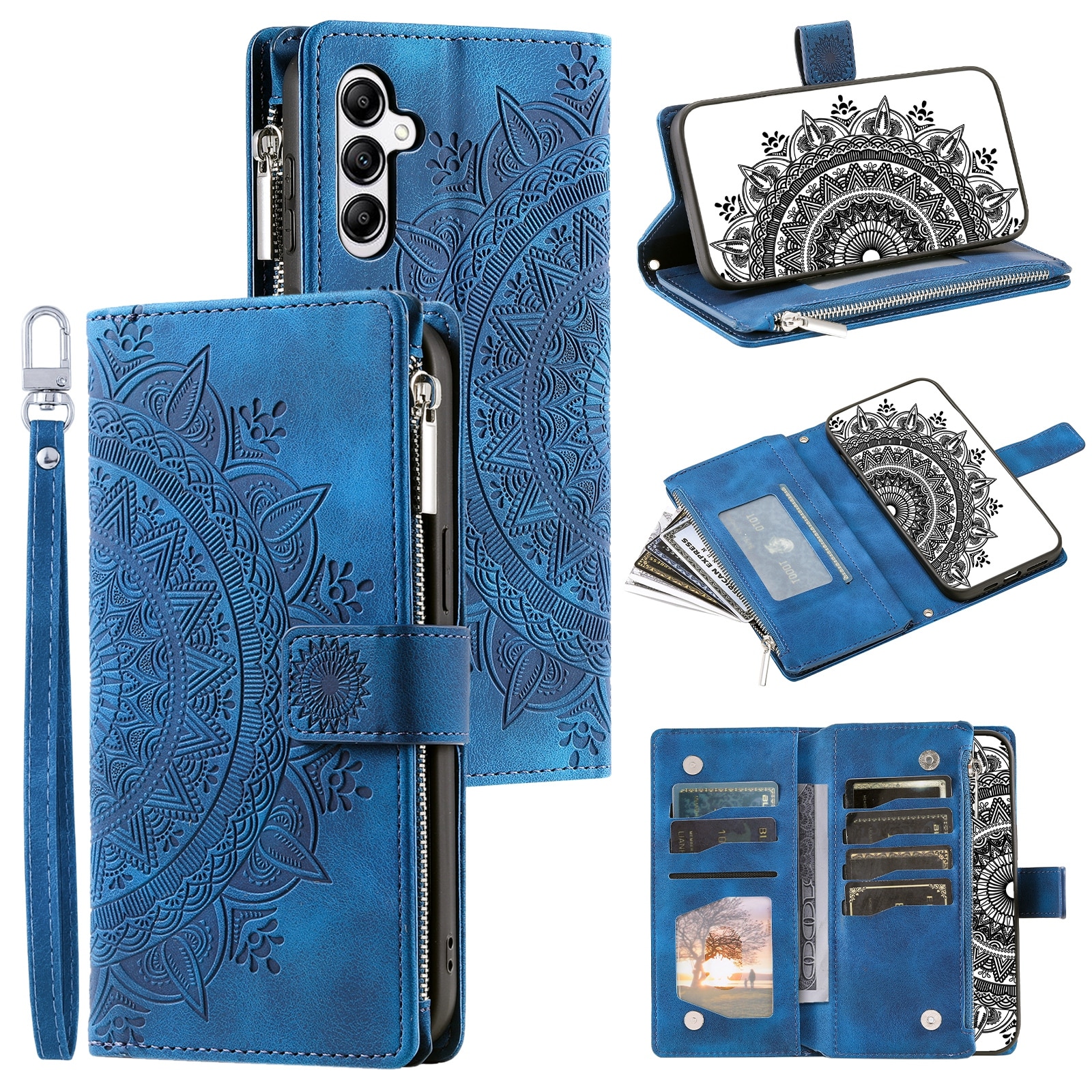 Pung Taske Samsung Galaxy S25 FE Mandala Blå