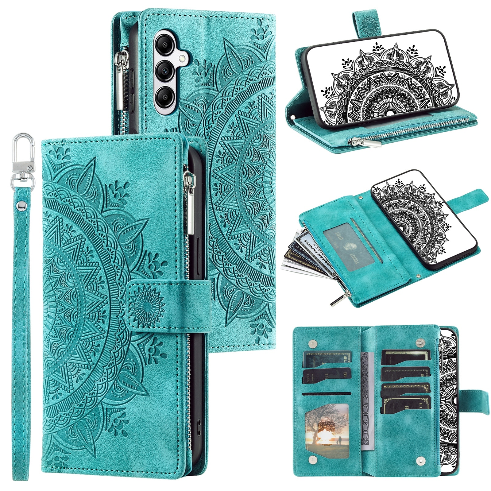 Pung Taske Samsung Galaxy S25 FE Mandala Grøn