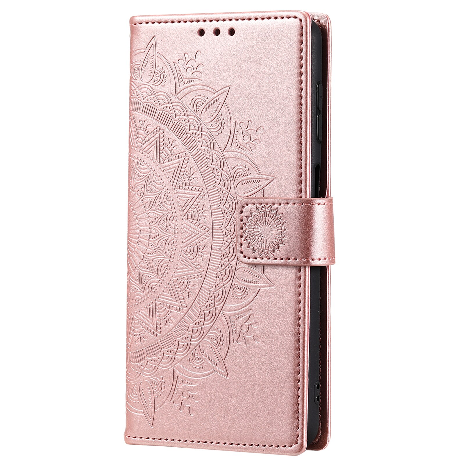 Læderetui Mandala Samsung Galaxy S25 FE Rose guld