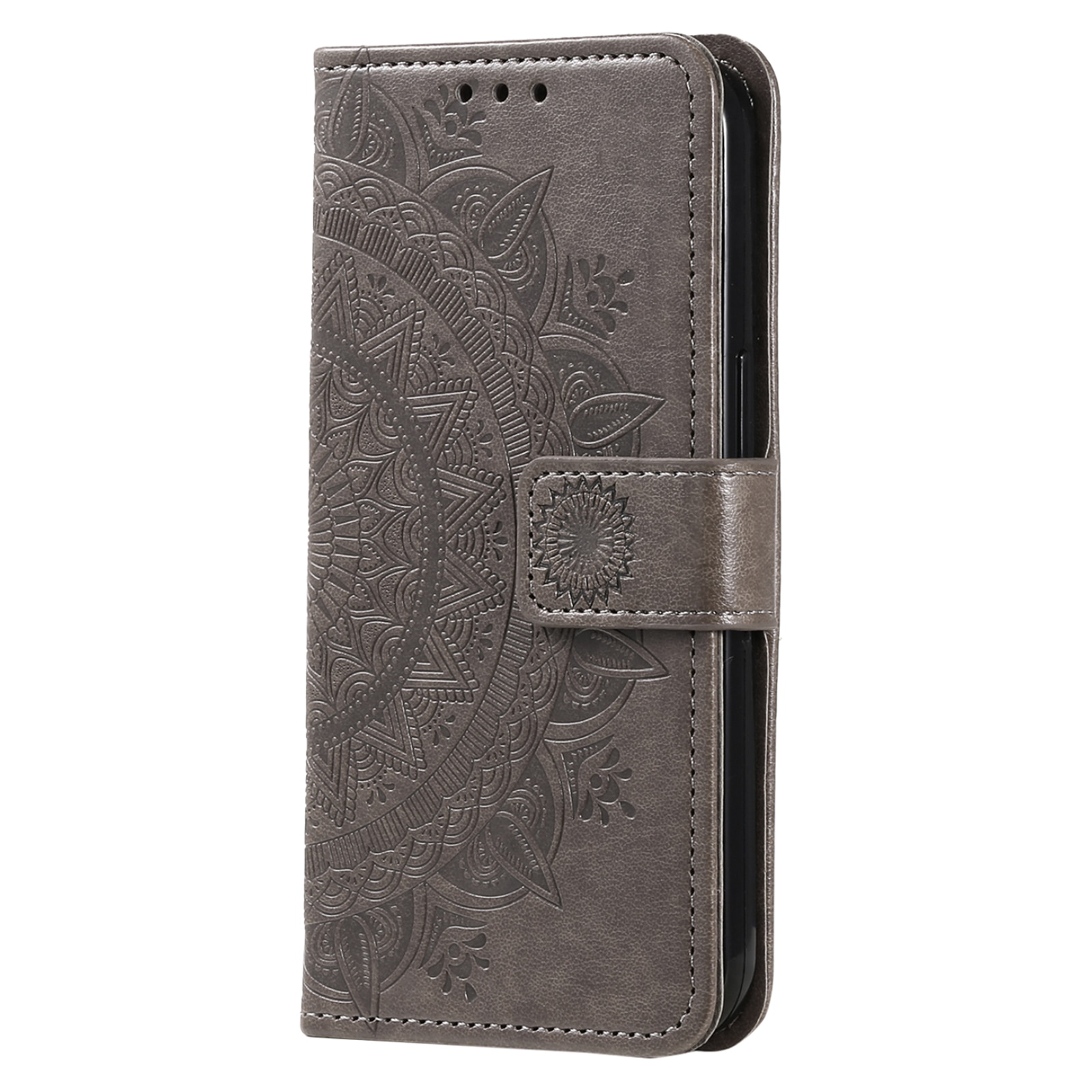 Læderetui Mandala Samsung Galaxy S25 FE Grå