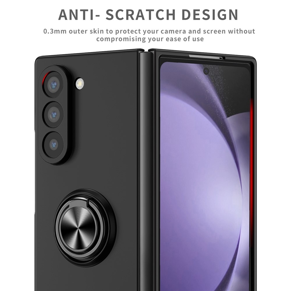 Samsung Galaxy Z Fold 7 Cover magnetisk ringholder sort