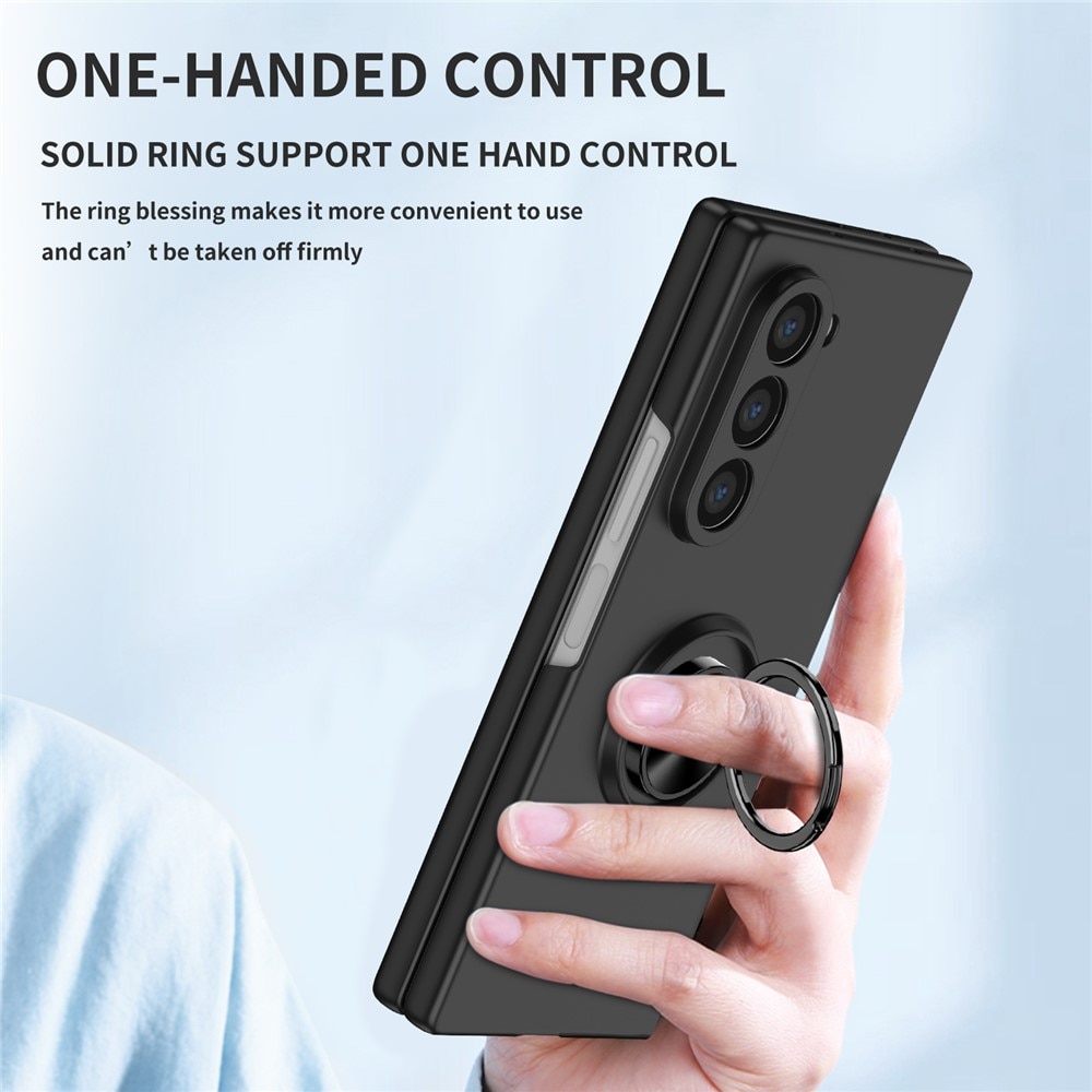 Samsung Galaxy Z Fold 7 Cover magnetisk ringholder sort