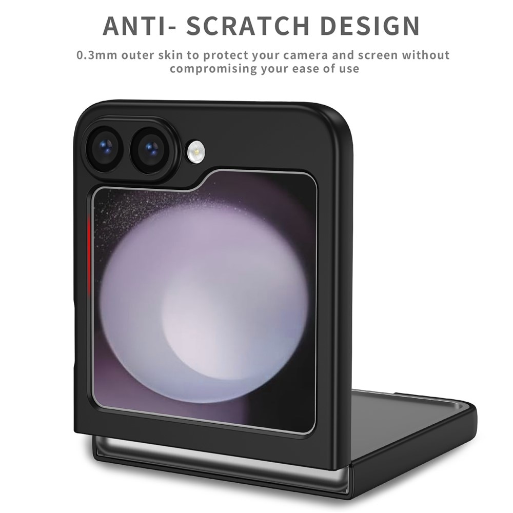 Samsung Galaxy Z Flip 7 Cover magnetisk ringholder sort