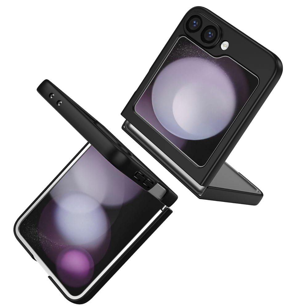 Samsung Galaxy Z Flip 7 Cover magnetisk ringholder sort