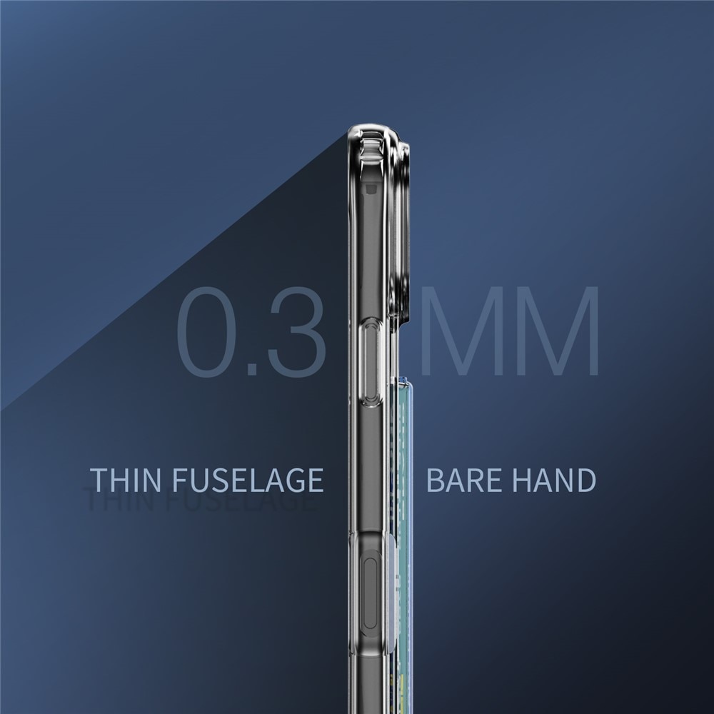 Hybridcover Kortholder iPhone 17 Pro Gennemsigtig