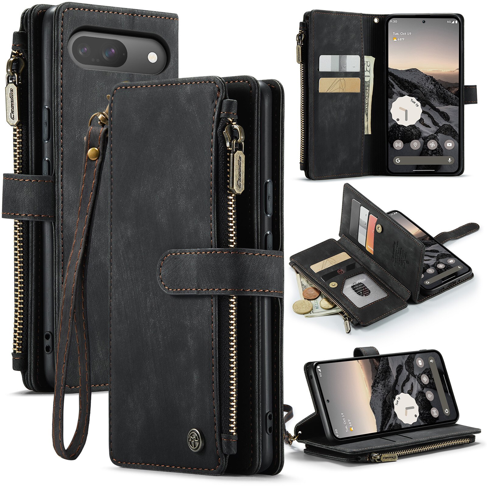 Zipper Wallet Google Pixel 10 Pro Sort