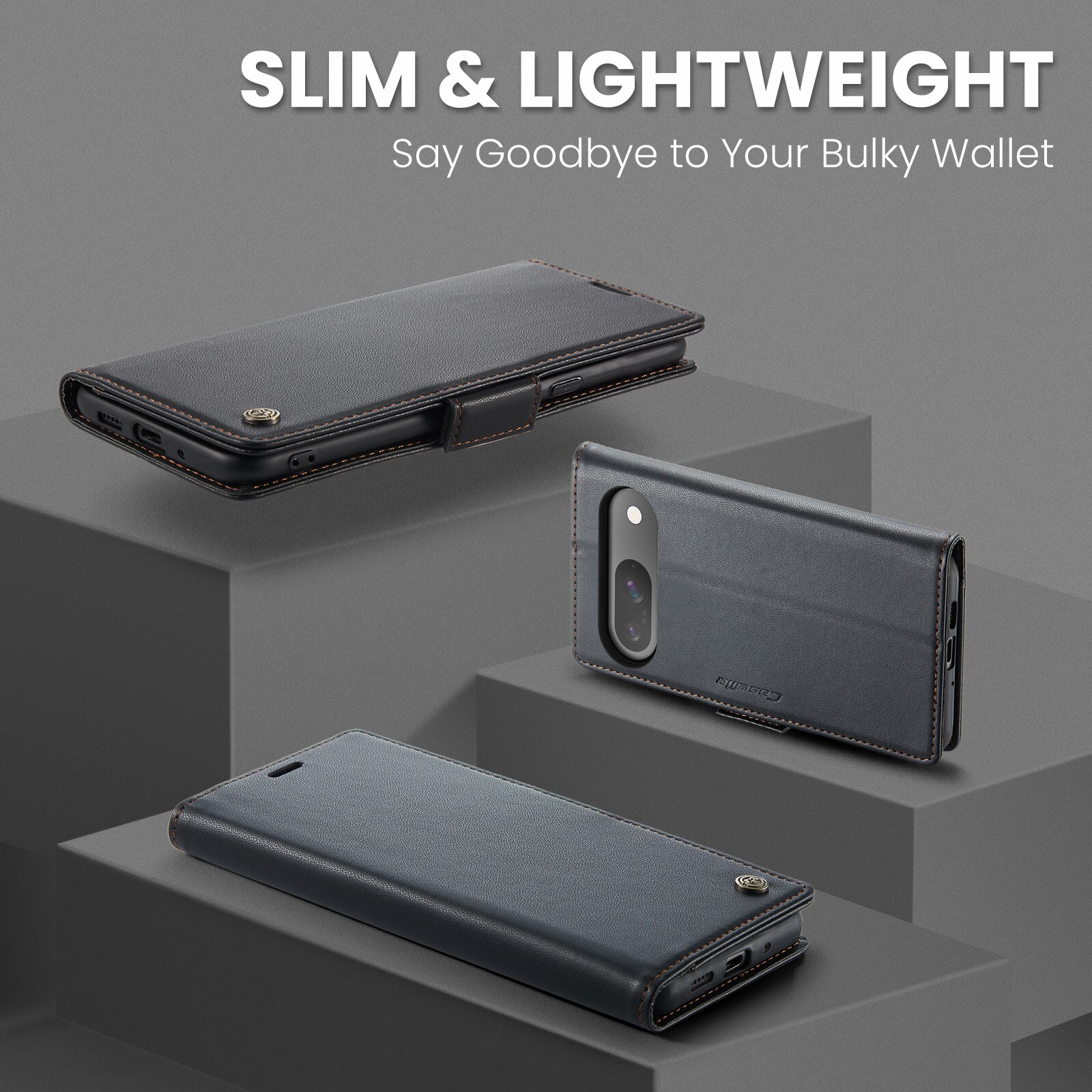 RFID blocking Slim Pung Etui Google Pixel 10 Sort