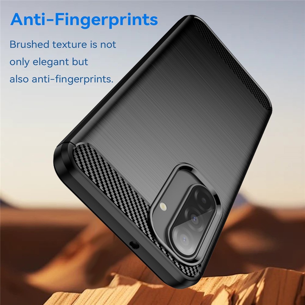 Samsung Galaxy A17 Cover TPU Brushed Sort