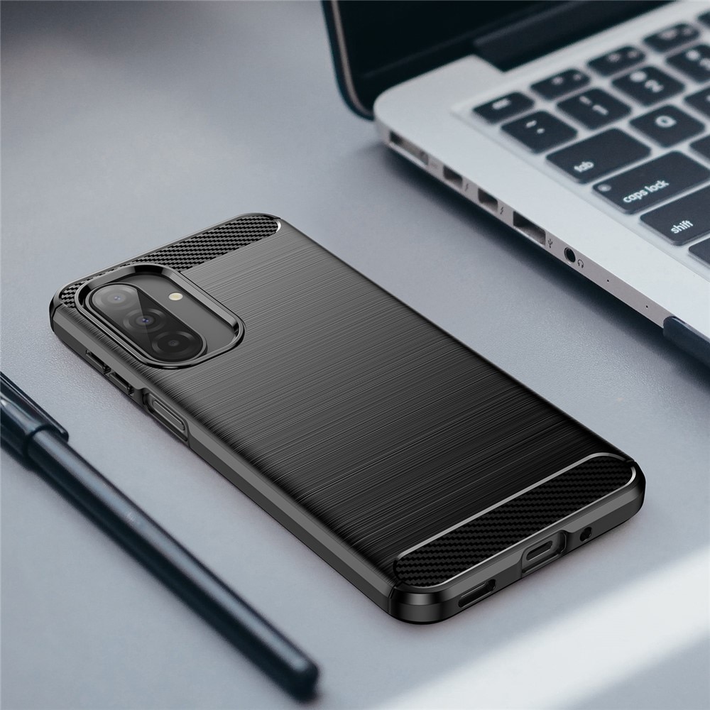 Samsung Galaxy A17 Cover TPU Brushed Sort