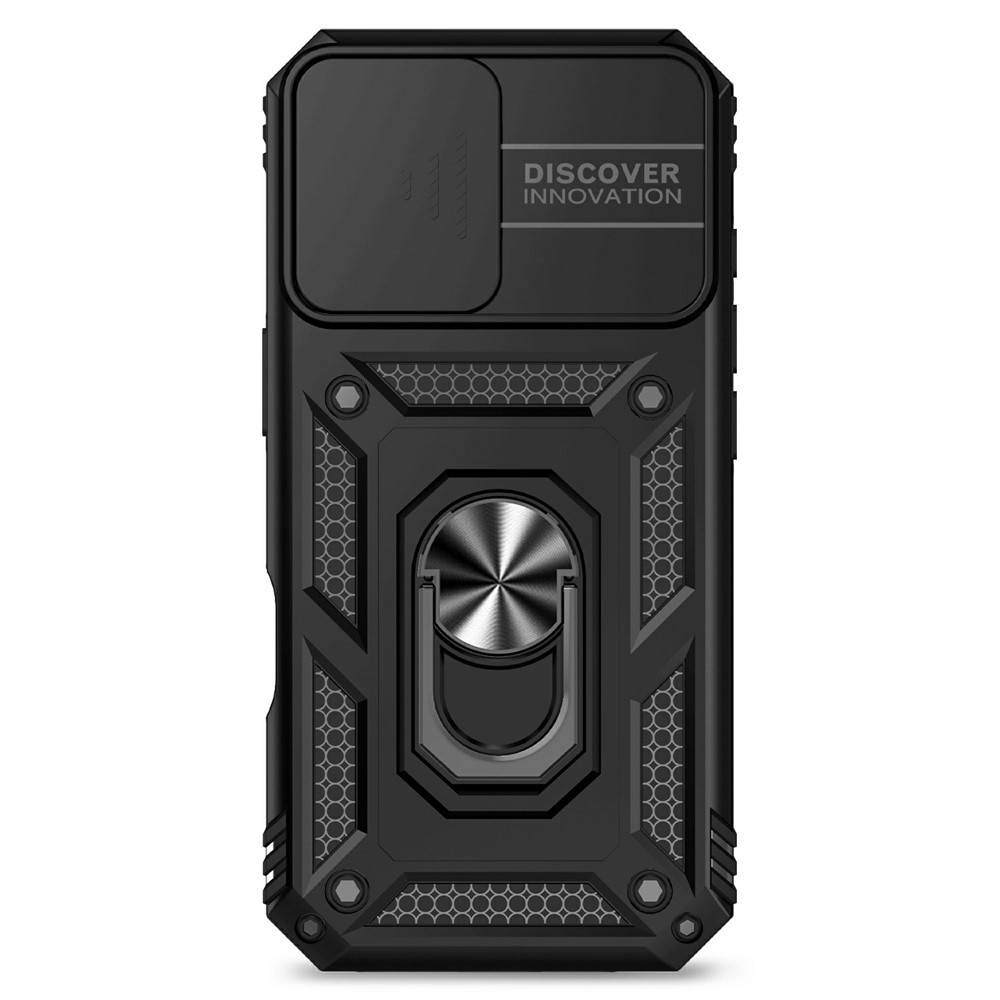 Hybridcover Ring + Kamerabeskyttelse iPhone 17 Sort
