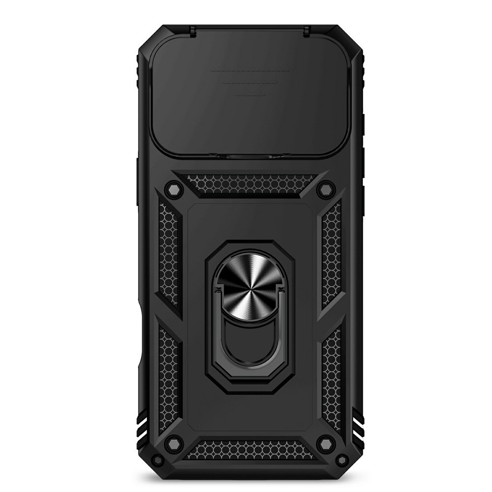Hybridcover Ring + Kamerabeskyttelse iPhone 17 Pro Sort