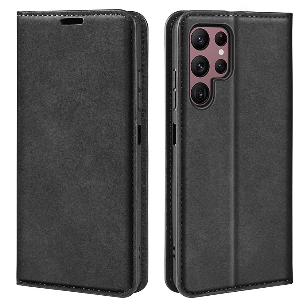Samsung Galaxy S23 Ultra Slim Mobiltaske Sort