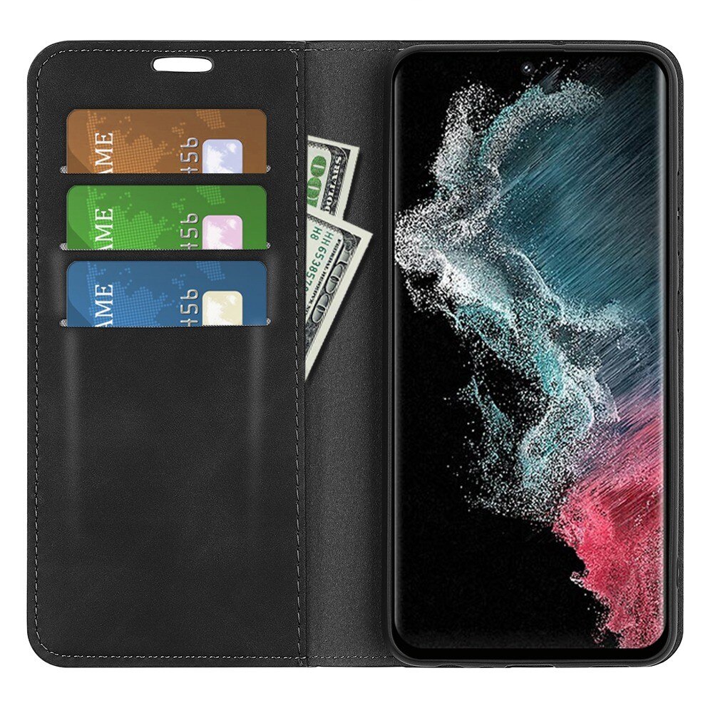 Samsung Galaxy S23 Ultra Slim Mobiltaske Sort
