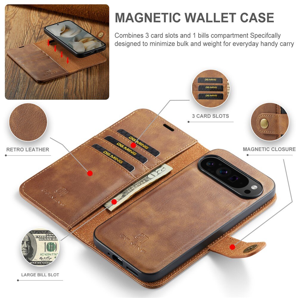 Magnet Wallet Google Pixel 10 Pro XL Cognac