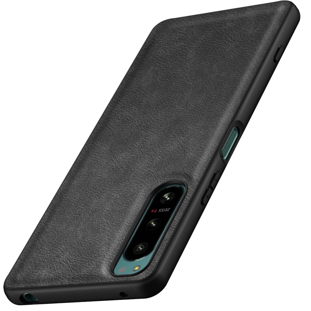 Lædercover Sony Xperia 5 IV sort