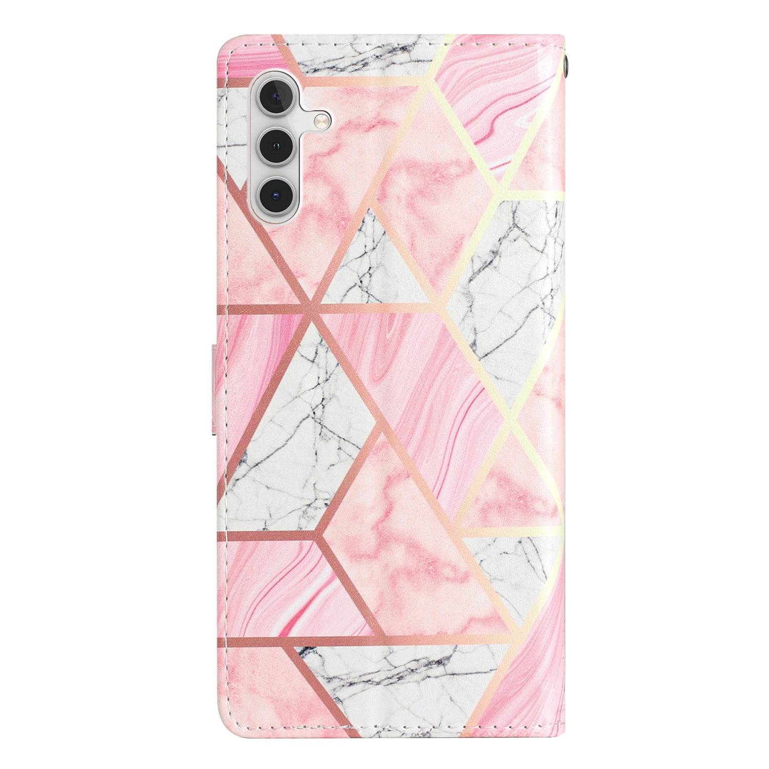 Mobiltaske Samsung Galaxy S25 FE lyserød marmor