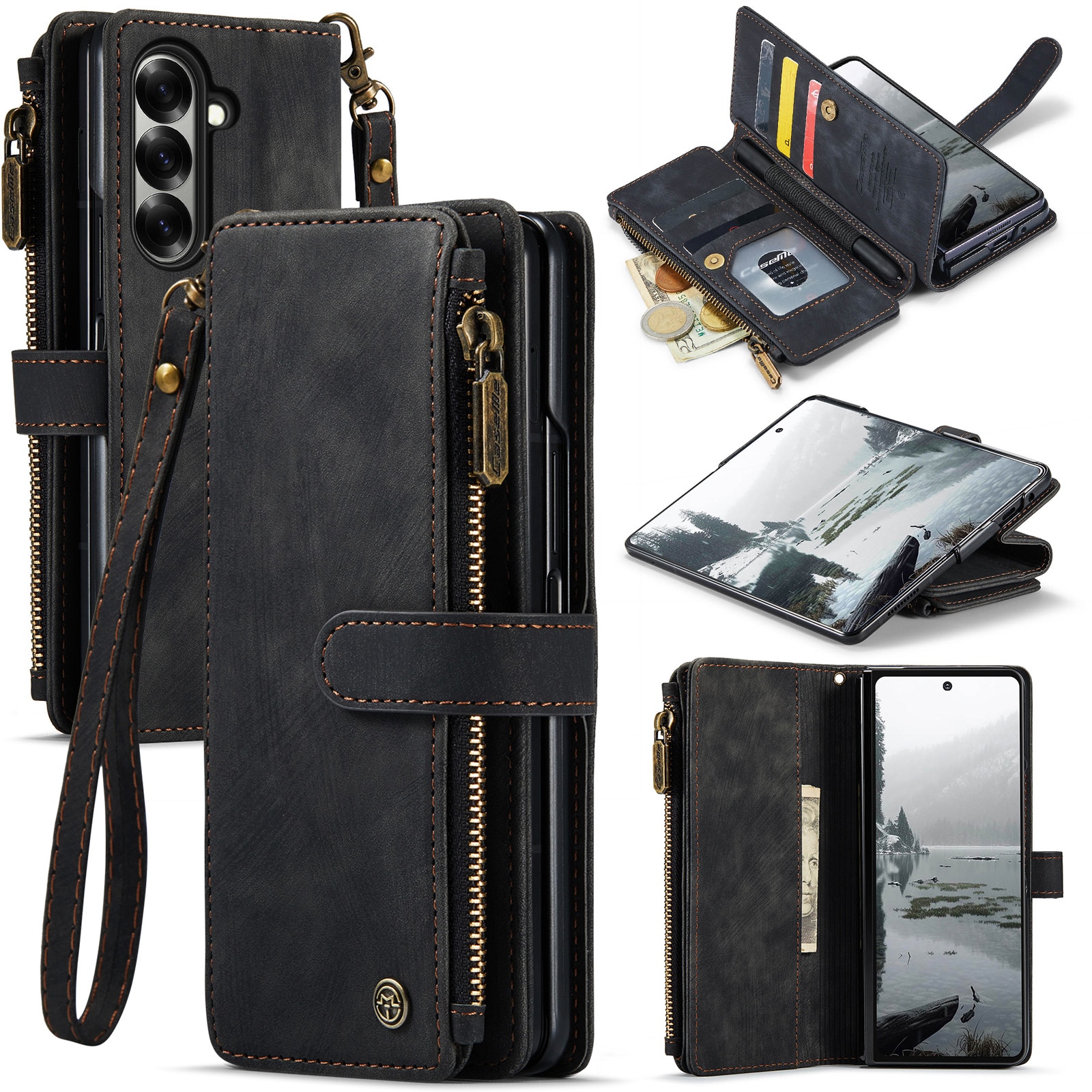 Zipper Wallet Samsung Galaxy Z Fold 7 sort