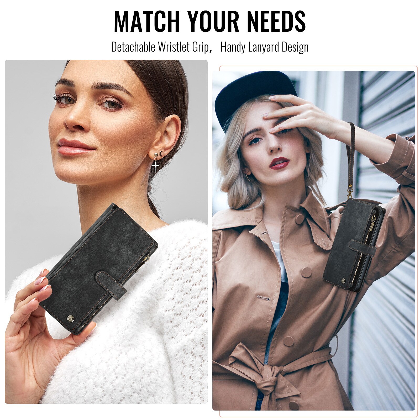 Zipper Wallet Samsung Galaxy Z Fold 7 sort