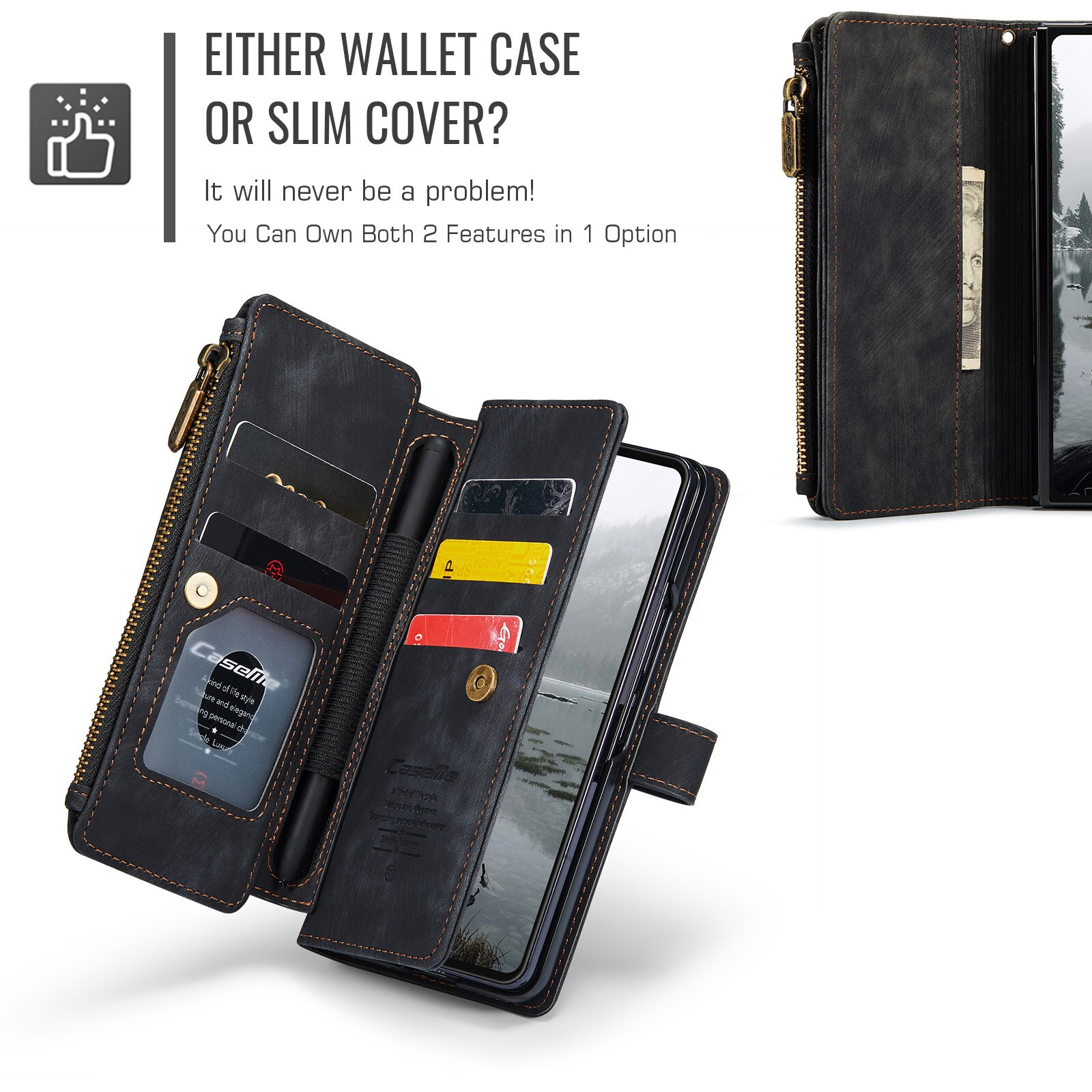 Zipper Wallet Samsung Galaxy Z Fold 7 sort