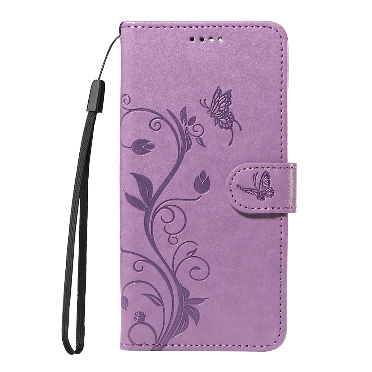 Læderetui Sommerfugle Oppo Reno 14 Lilla