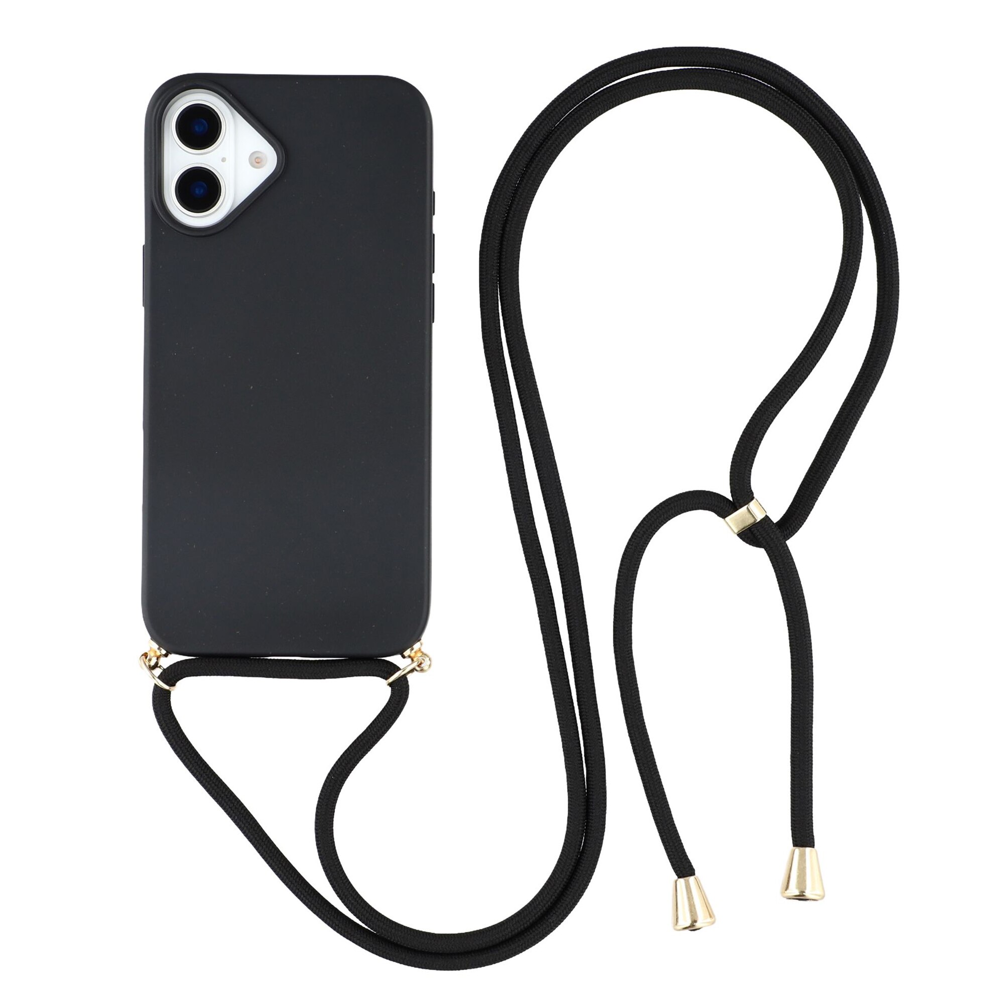 Cover halskæde strop iPhone 17 sort