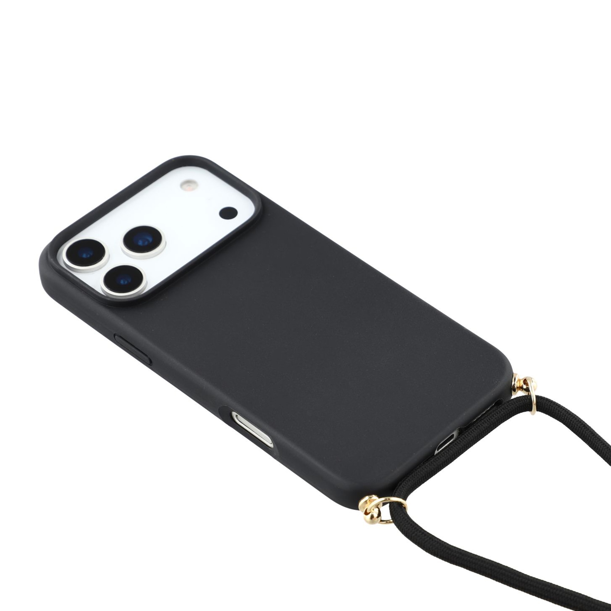 Cover halskæde strop iPhone 17 Pro Max sort