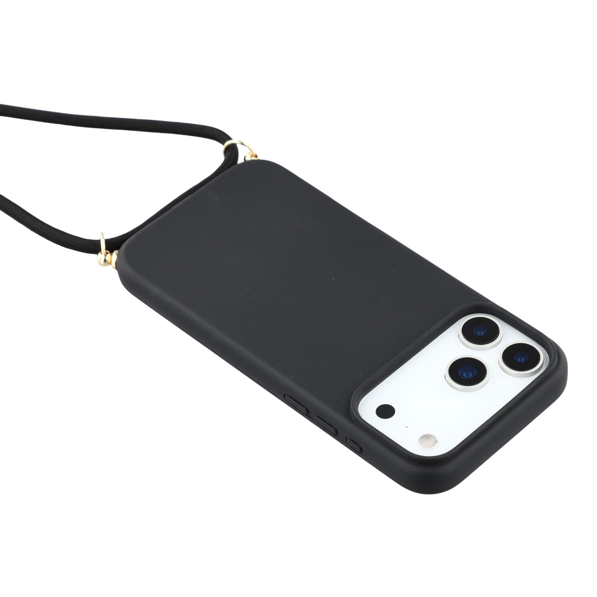 Cover halskæde strop iPhone 17 Pro Max sort