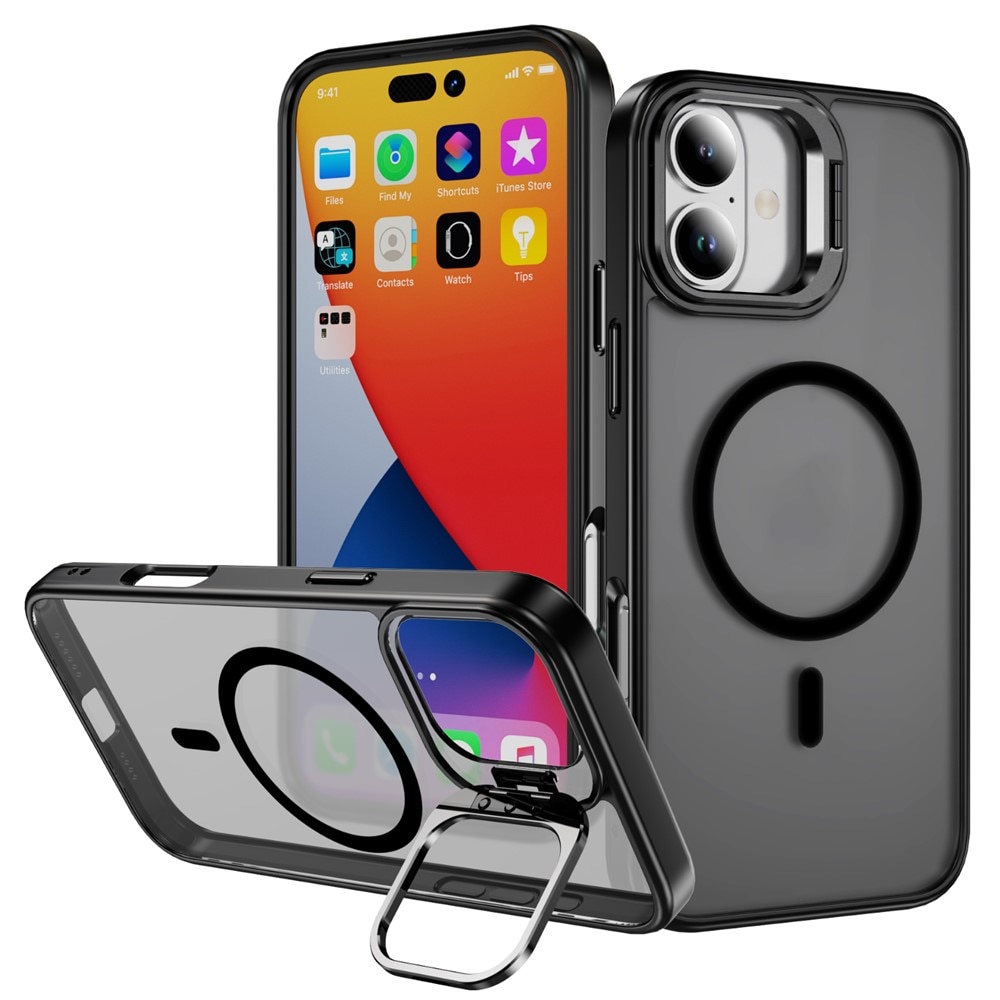 Hybridcover Kickstand MagSafe iPhone 17 Sort