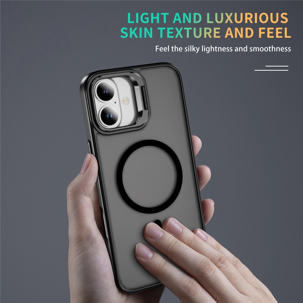 Hybridcover Kickstand MagSafe iPhone 17 Sort
