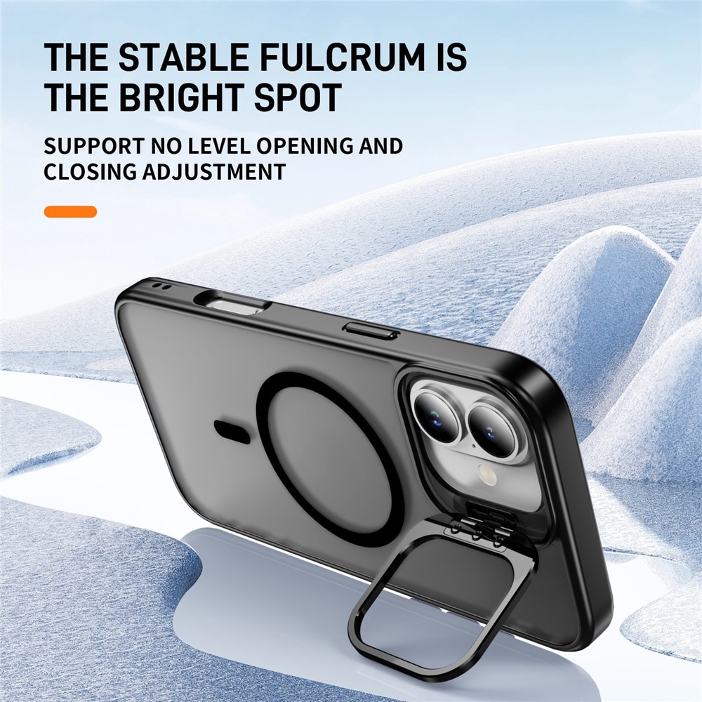 Hybridcover Kickstand MagSafe iPhone 17 Sort
