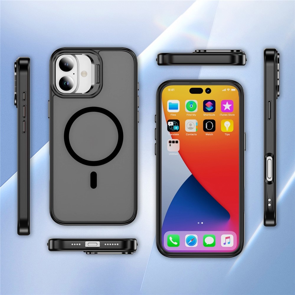 Hybridcover Kickstand MagSafe iPhone 17 Sort