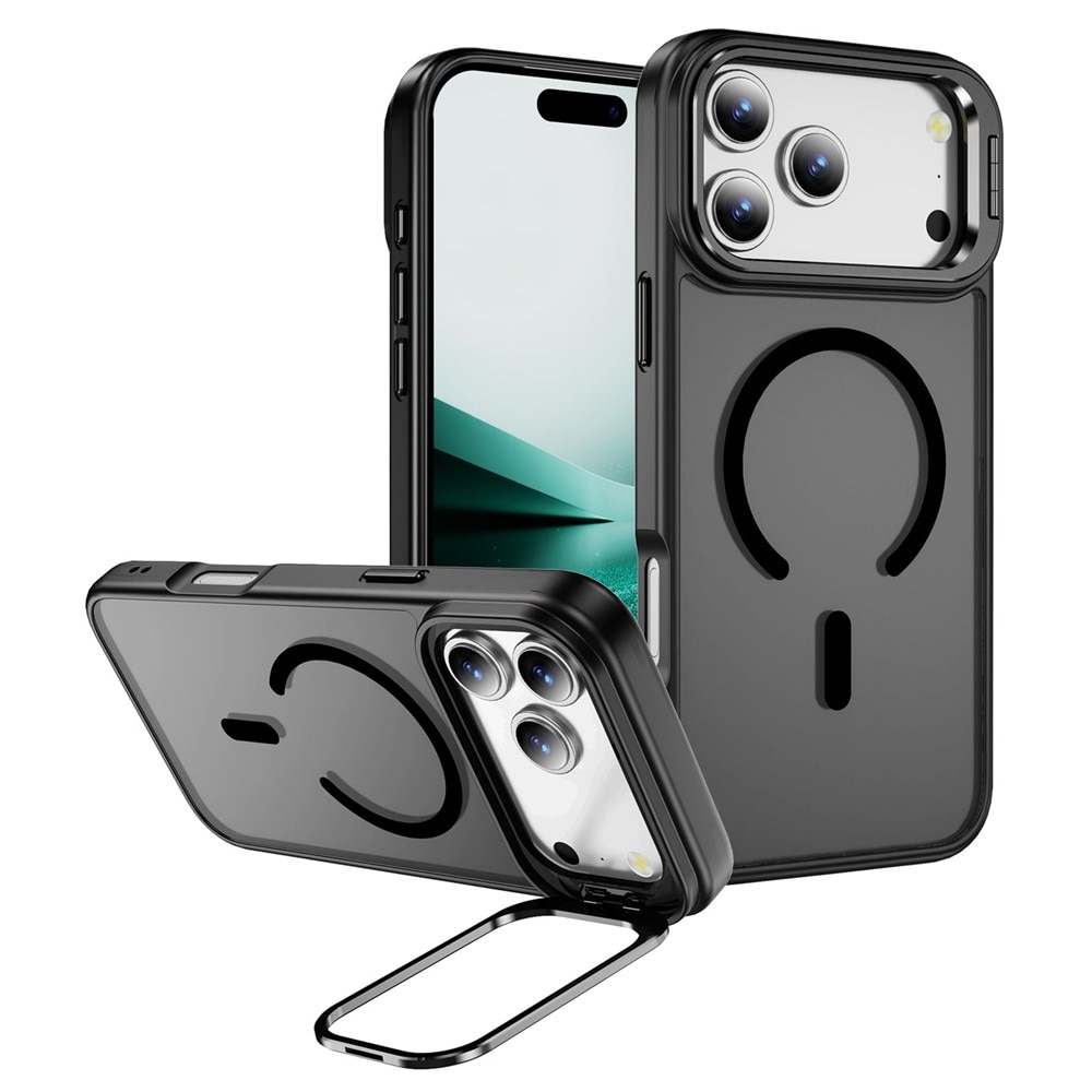 Hybridcover Kickstand MagSafe iPhone 17 Pro Max Sort