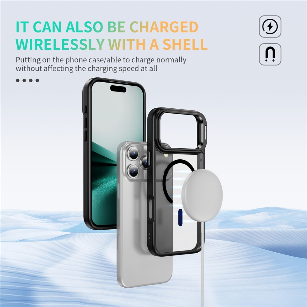 Hybridcover Kickstand MagSafe iPhone 17 Pro Max Sort
