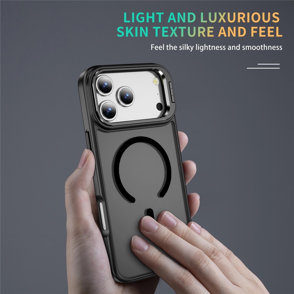Hybridcover Kickstand MagSafe iPhone 17 Pro Max Sort