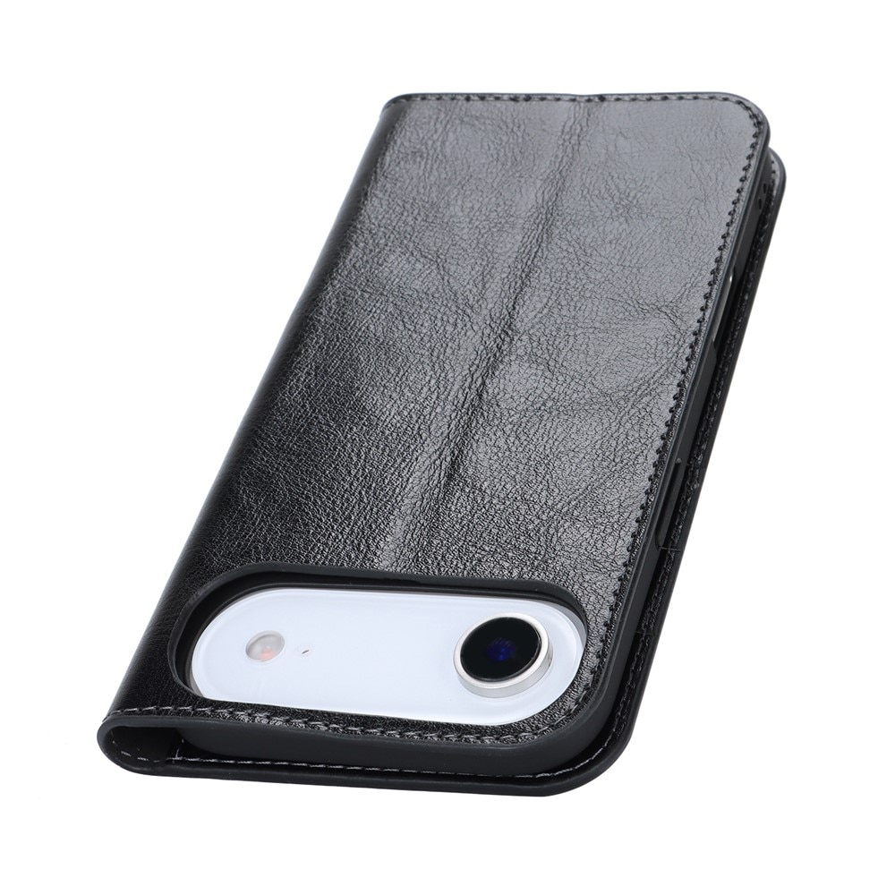 Mobiltaske Ægte Læder iPhone 17 Air Sort
