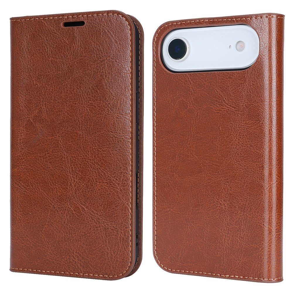 Mobiltaske Ægte Læder iPhone 17 Air Sort