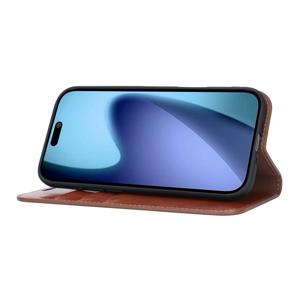 Mobiltaske Ægte Læder iPhone 17 Air Sort