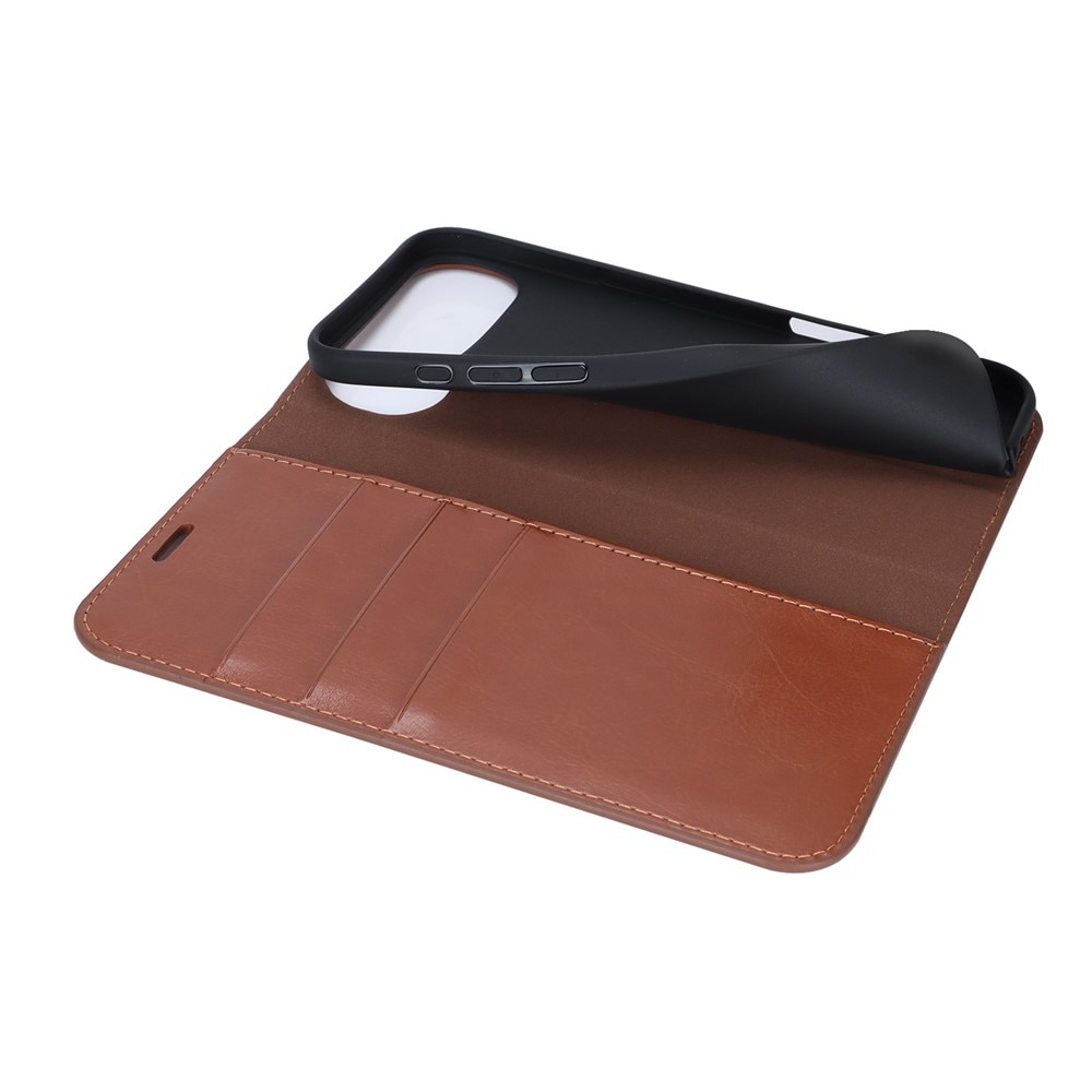 Mobiltaske Ægte Læder iPhone 17 Air Sort