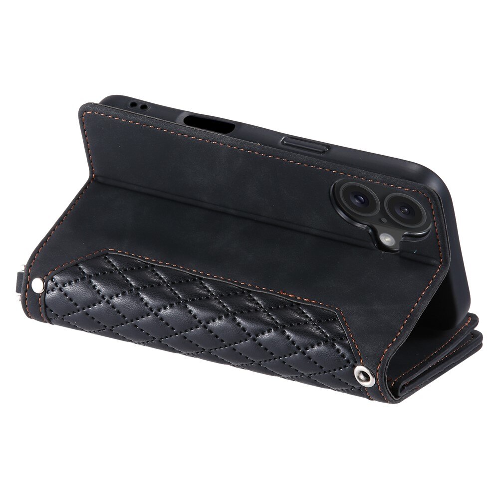 Pung Taske iPhone 17 Quilted Sort