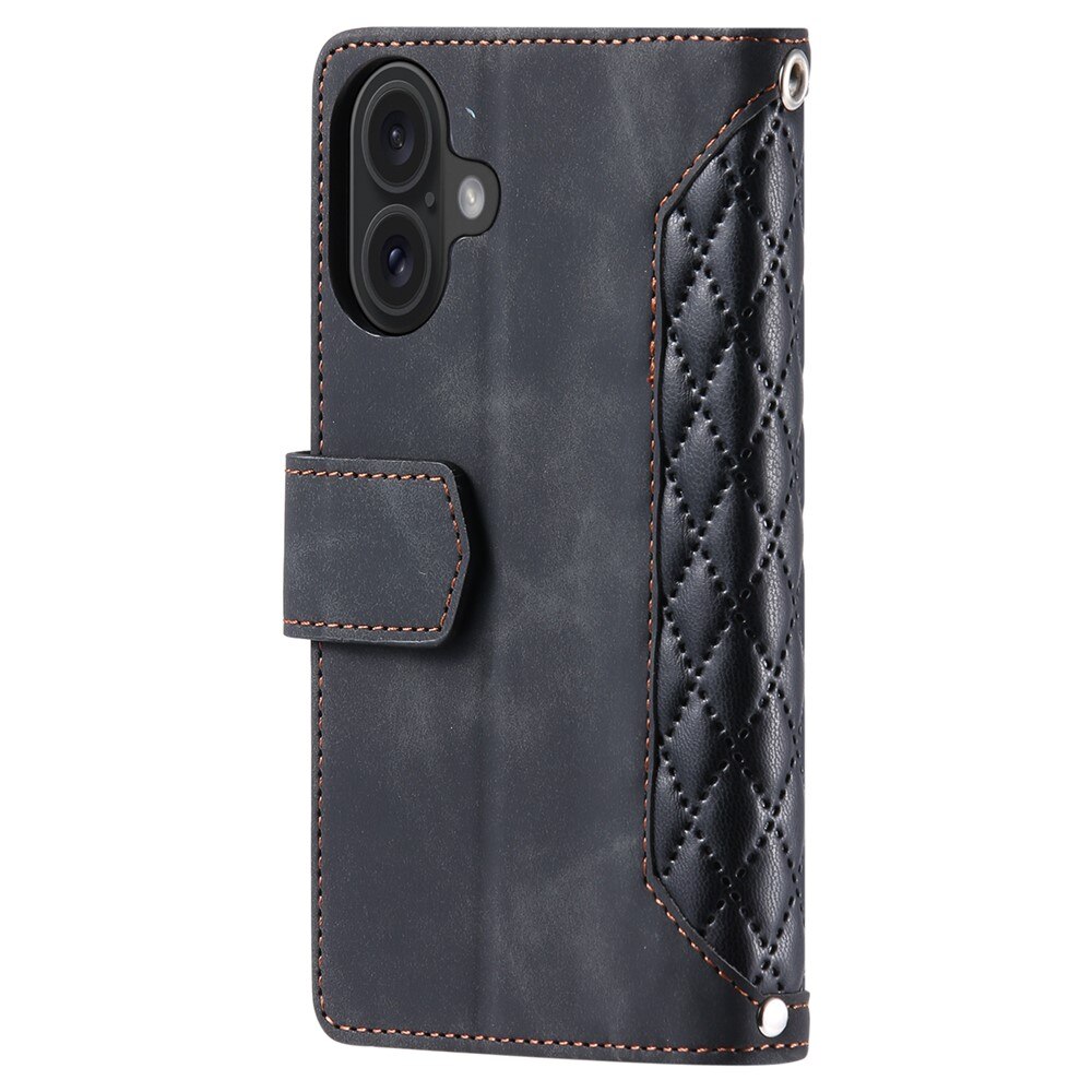 Pung Taske iPhone 17 Quilted Sort