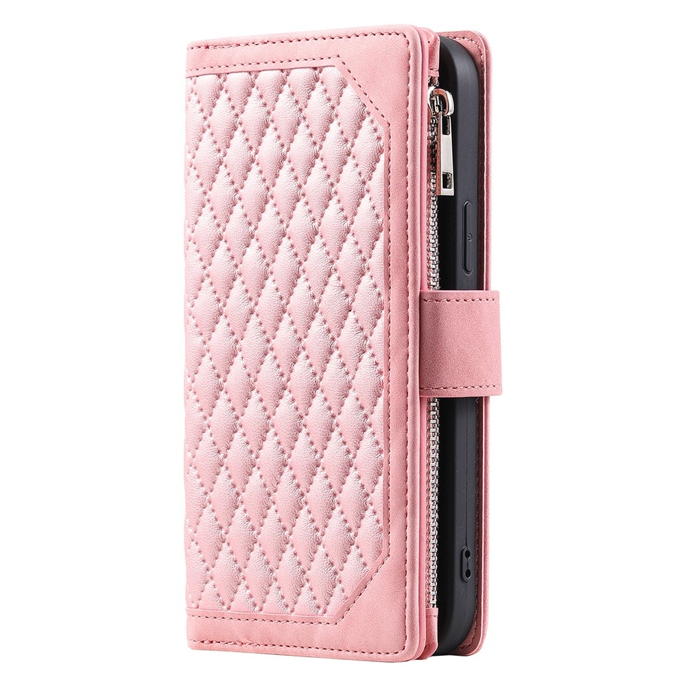 Pung Taske iPhone 17 Quilted Lyserød