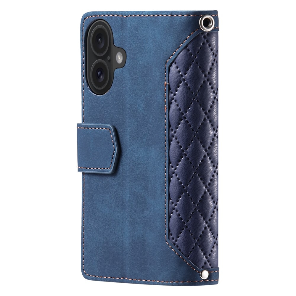 Pung Taske iPhone 17 Quilted Blå
