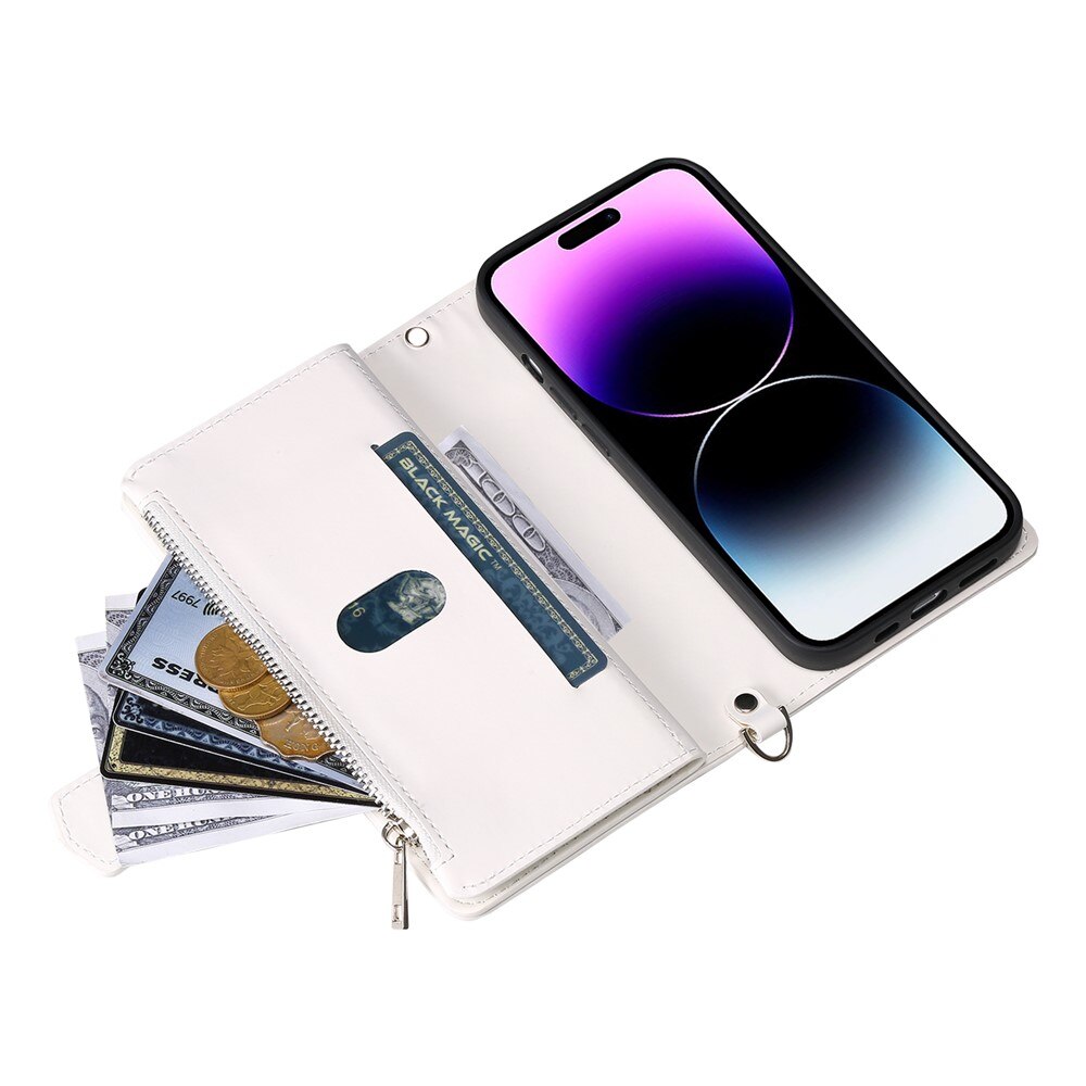 Pung Taske iPhone 17 Quilted Hvid