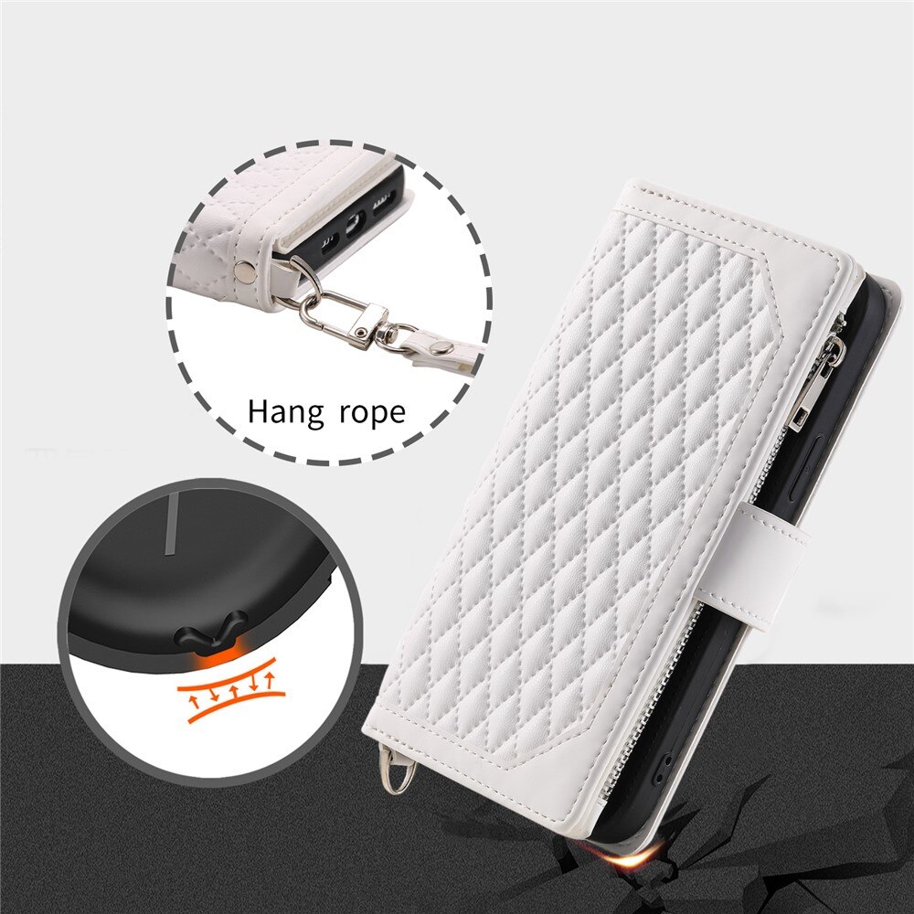 Pung Taske iPhone 17 Quilted Hvid