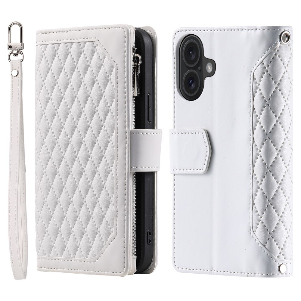 Pung Taske iPhone 17 Quilted Hvid